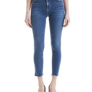 Citizens of Humanity Women's Rocket Crop High Rise Skinny Jeans Blue Size 29